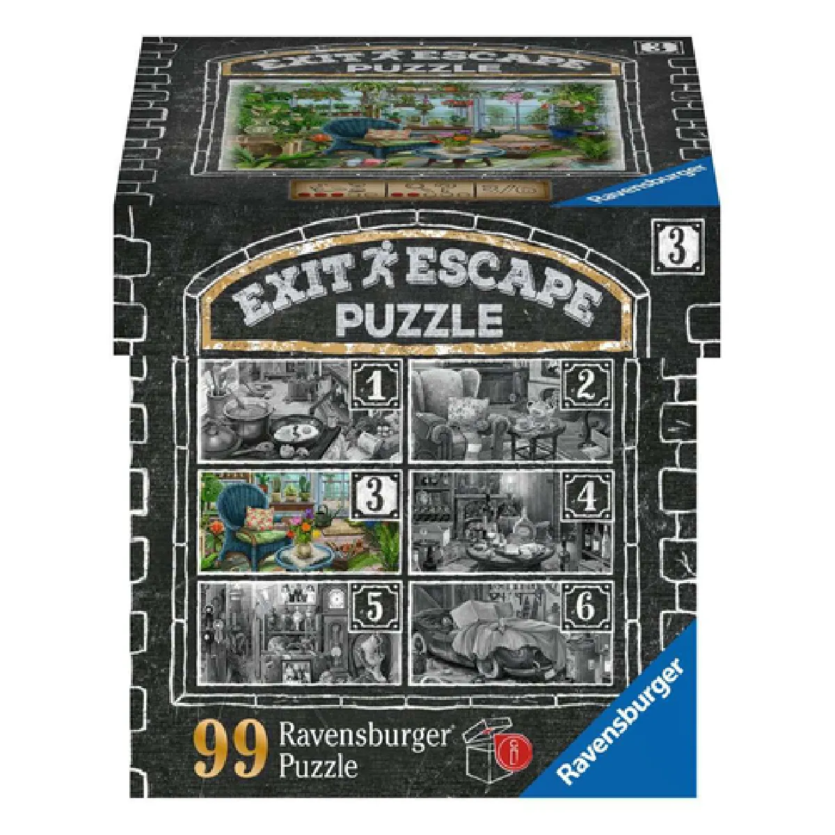 Ravensburger Puzzle escape Jardin manoir - vue 1
