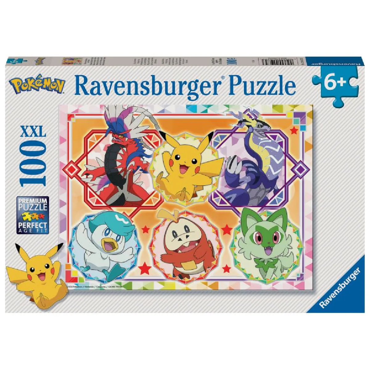 Ravensburger Puzzle 100 p XXL Pokemon Ecarlate et Violet