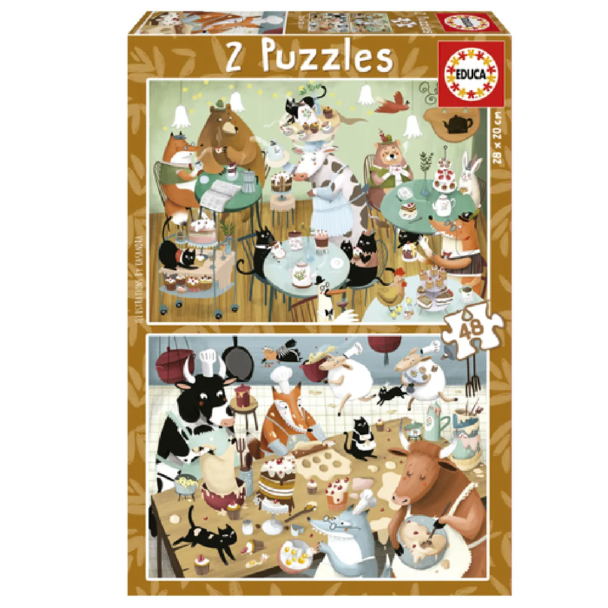 Educa Borras Educa Puzzle Enfant Animaux - 48 Pièces