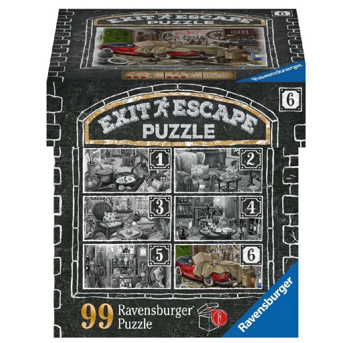 Ravensburger Escape le garage manoir 99 pièces