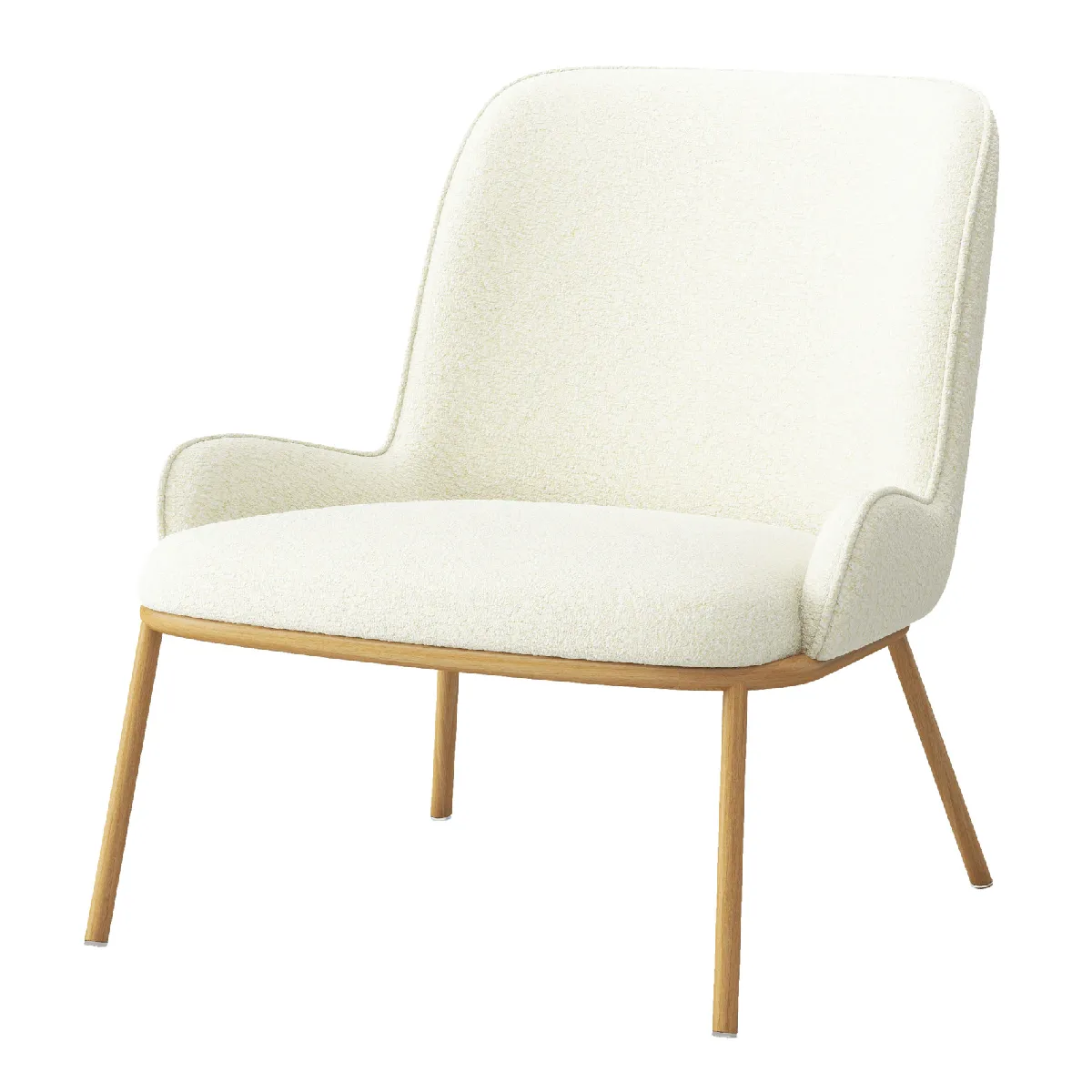 Moloo Fauteuil design en tissu - Écru Moloo Fauteuil design en tissu - Écru