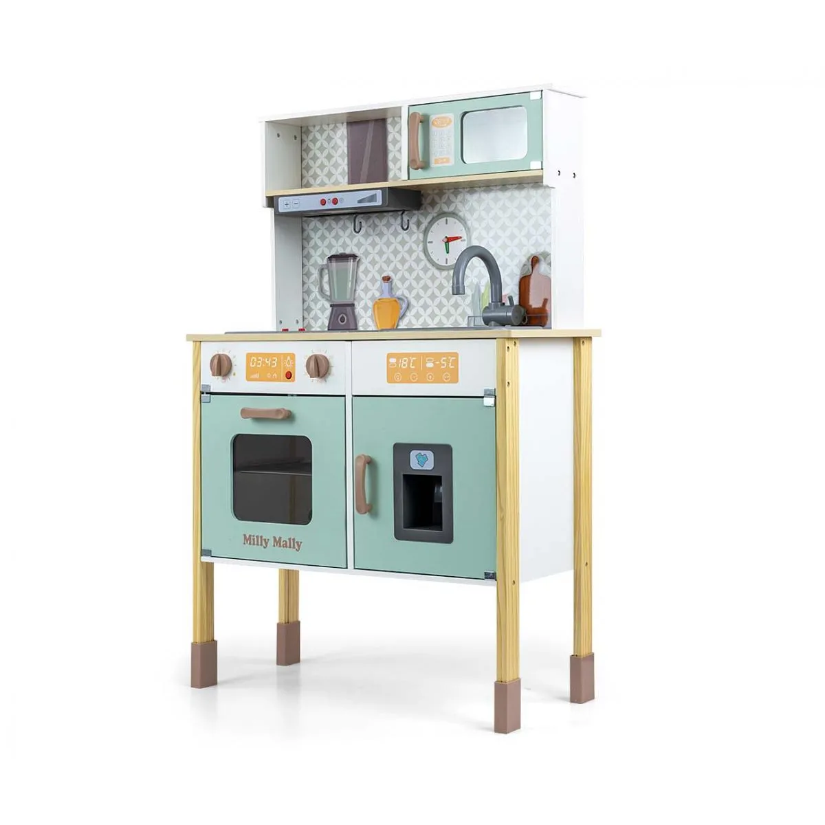 Milly mally Cuisine en bois Bjorn - Menthe