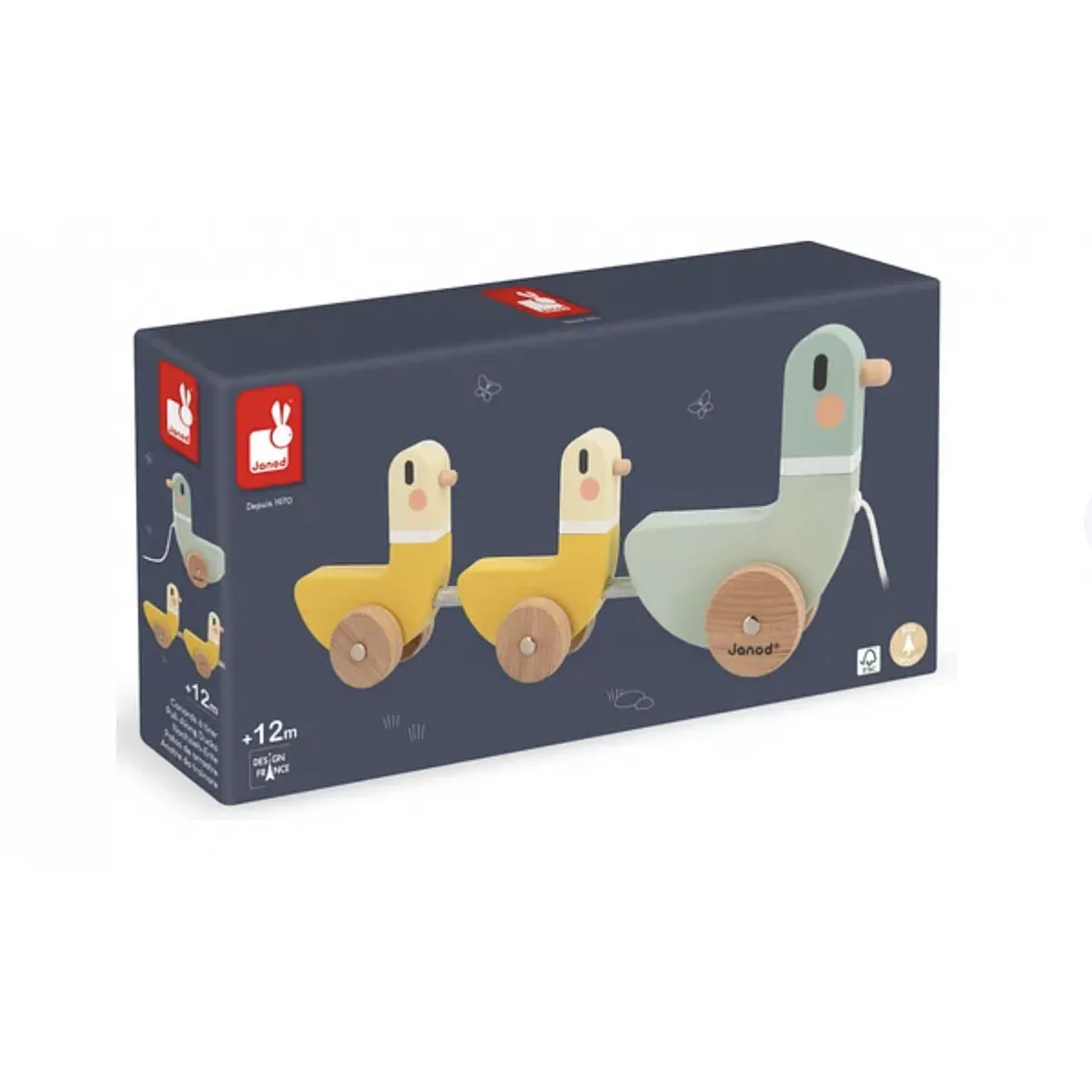 Juratoys-Janod Canards À Tirer En Bois