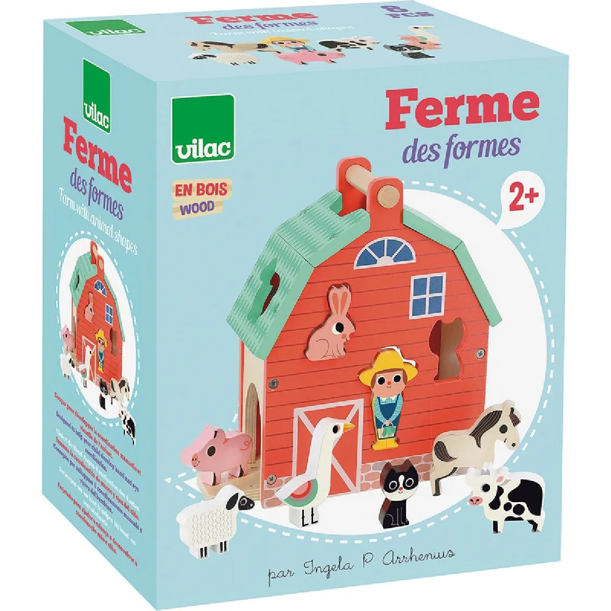 VILAC Boîte à Formes Ma Belle Ferme VILAC Boîte à Formes Ma Belle Ferme