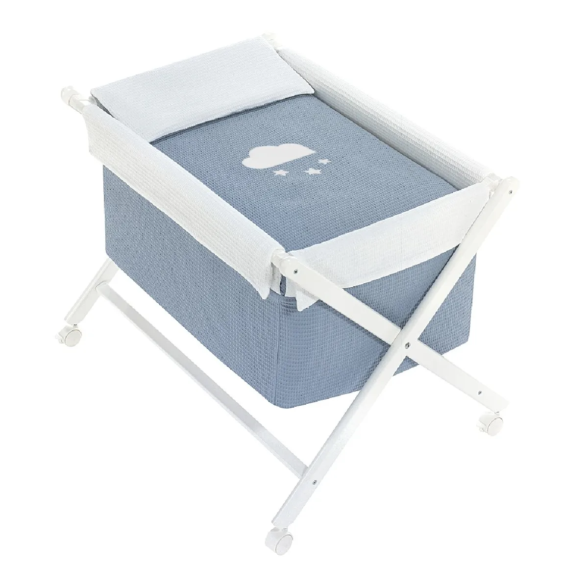Interbaby Berceau Croix Viggo - Pétrole