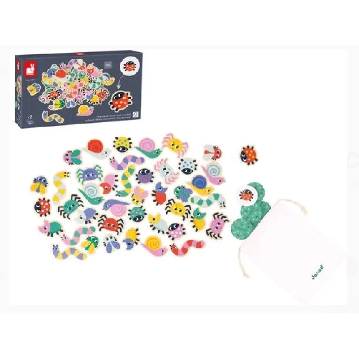 Janod Jeu Éducatif Pédagogie Cherche Et Trouve Le Jardin - Image 4