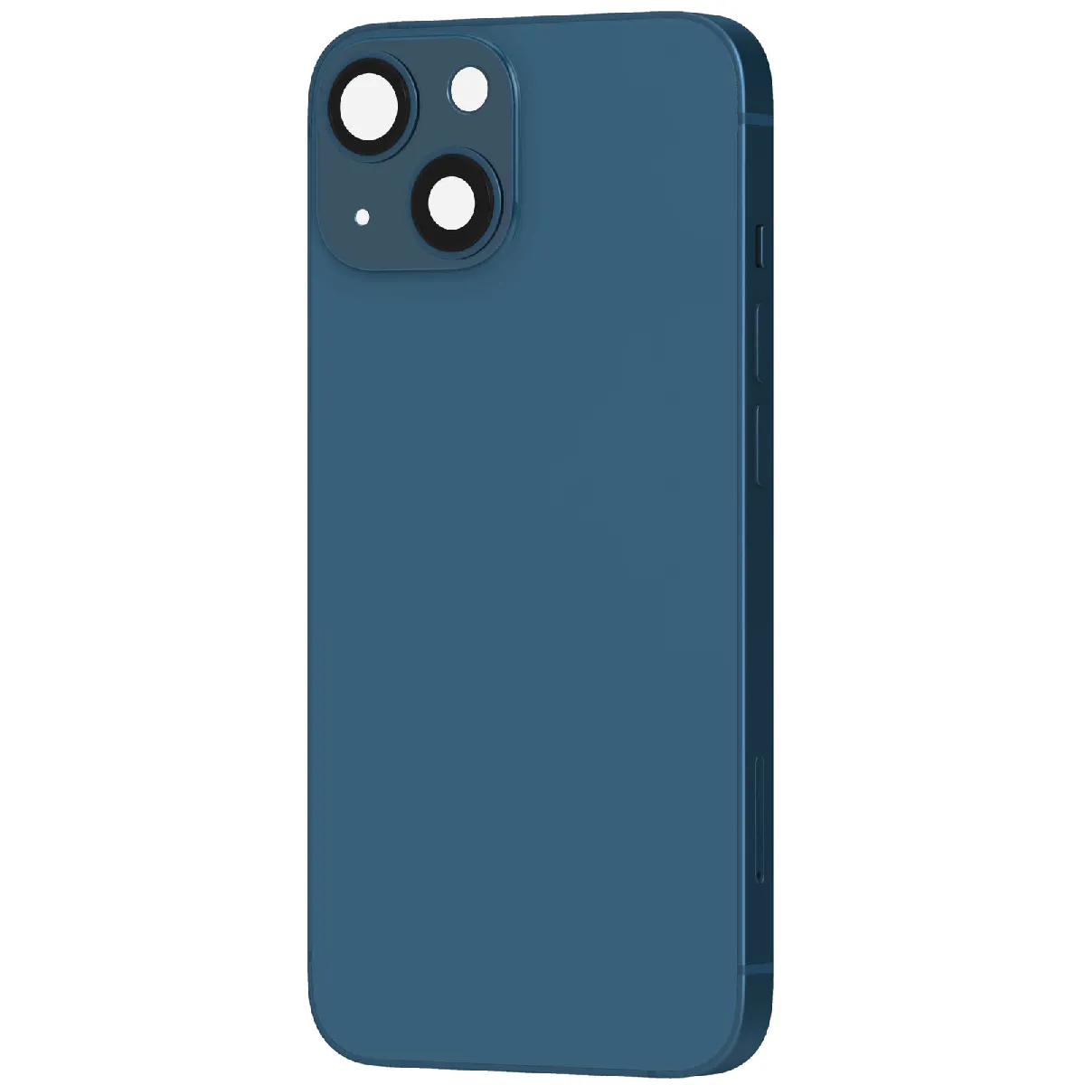 Avizar Bleu Clappio Châssis Iphone 13 Mini Avec Vitre Arrière De Remplacement