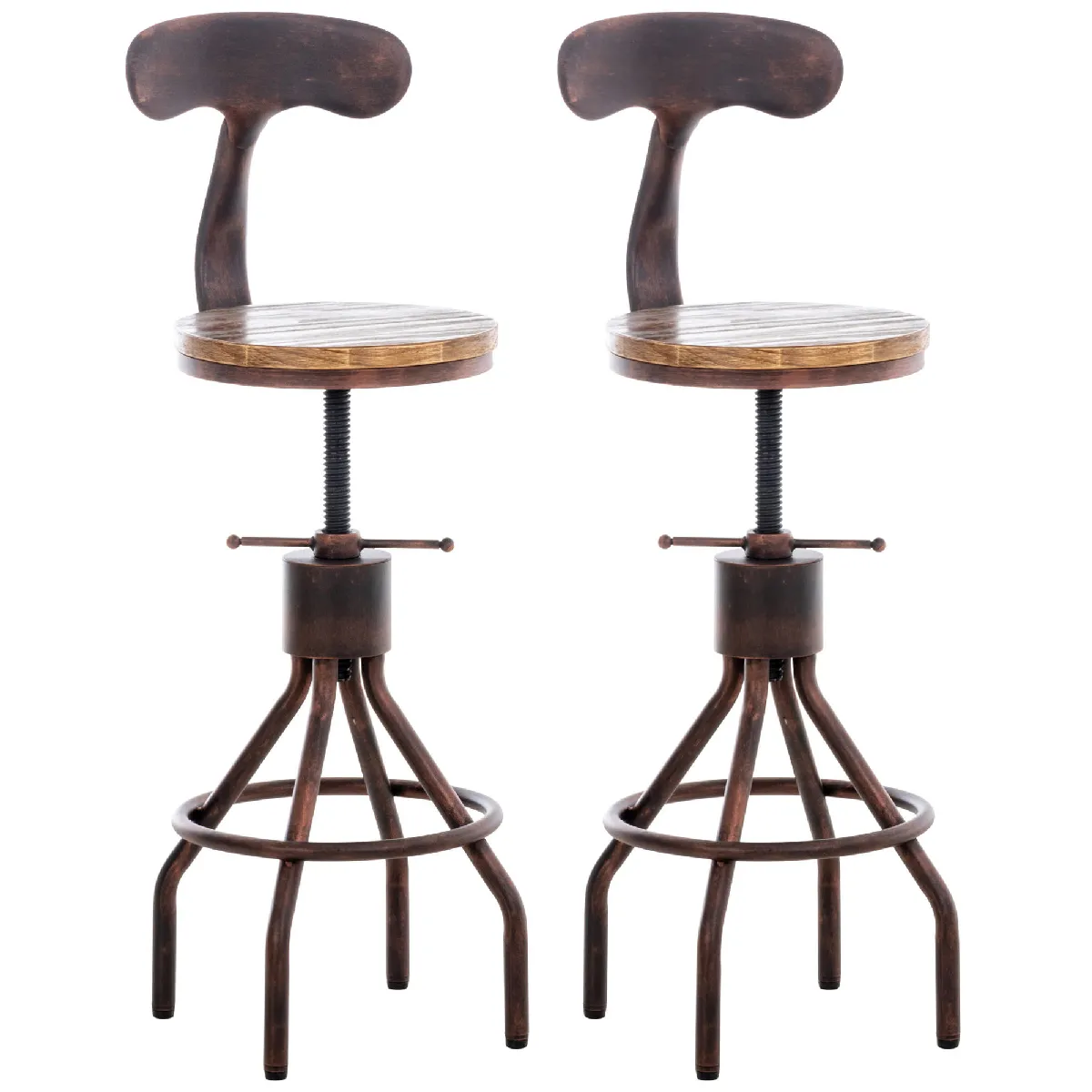 Tabourets de bar Hanam - Bronze