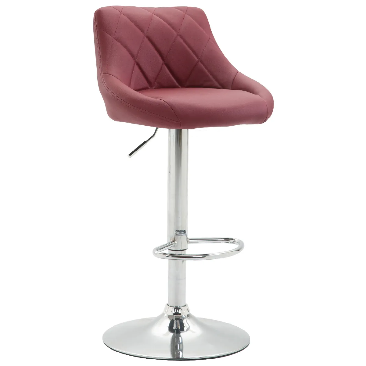 Tabouret de bar Lazio - Bordeaux
