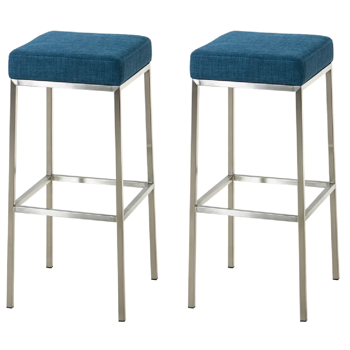 Lot de 2 tabourets de bar Montreal - Bleu