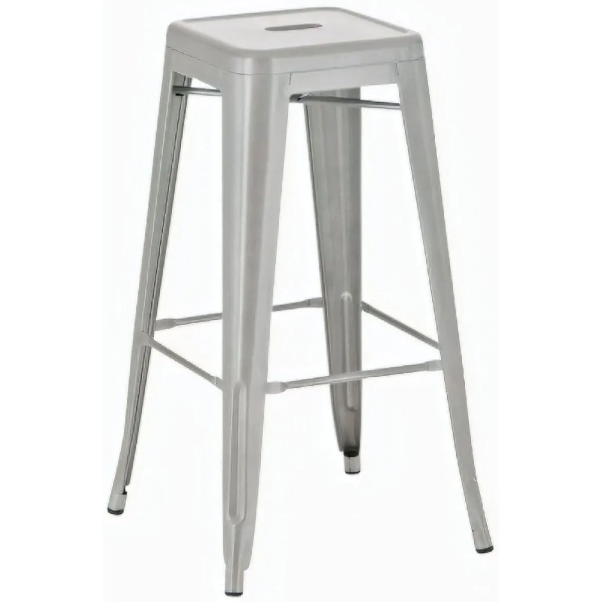 Tabouret de bar métal - Argent
