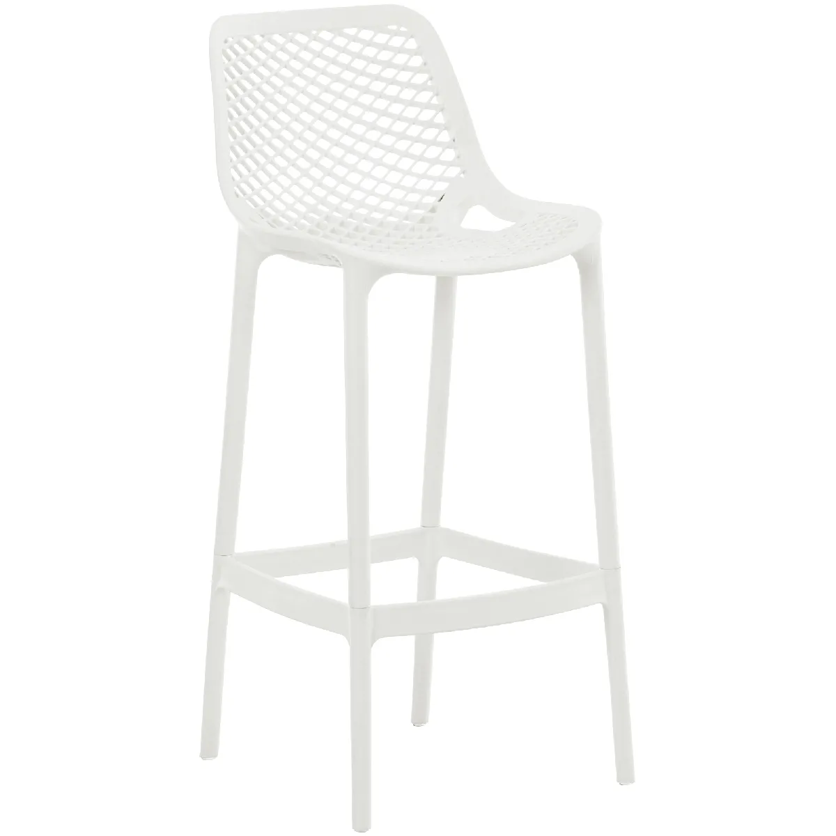 Non Communiqué Blanc Clp Tabouret De Bar Extérieur Air - Image 3