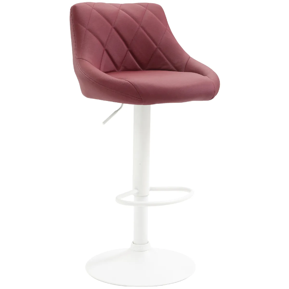 Tabouret de bar Lazio - Bordeaux