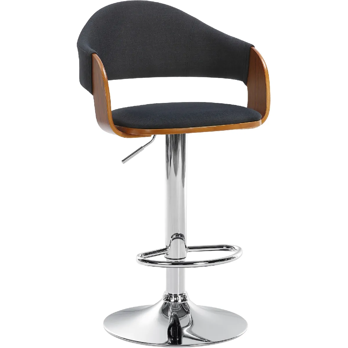 Tabouret de bar Nilse - Noyer