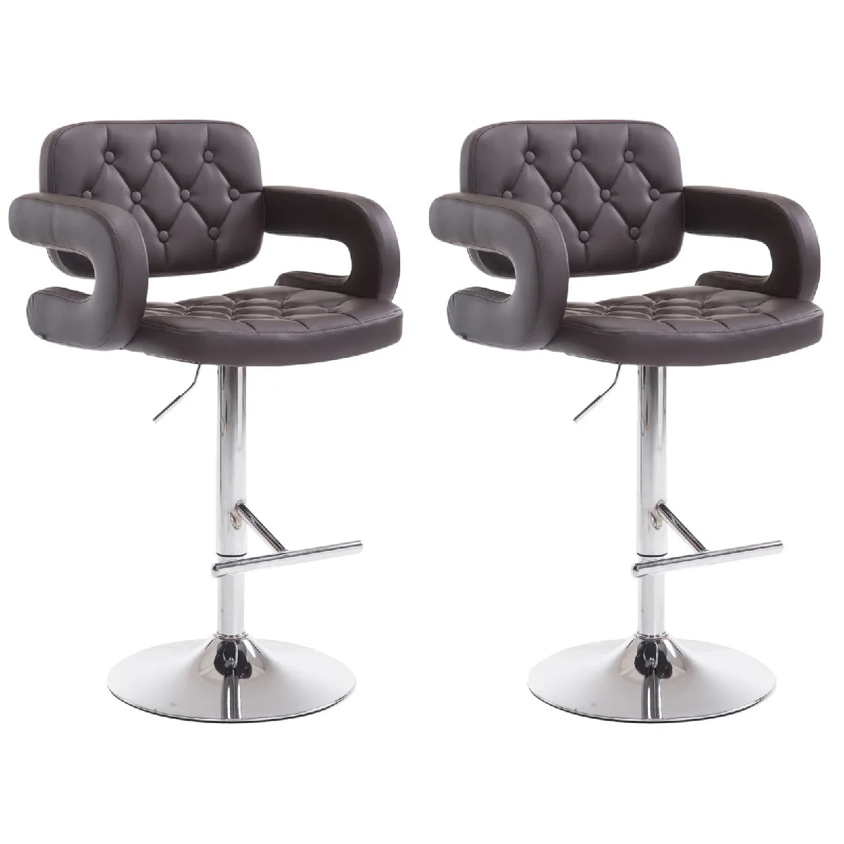 Tabouret de bar Dublin C - Brun