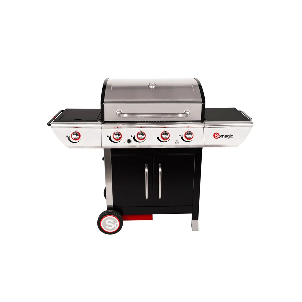 Combine Manhattan Gaz 4 Bruleurs 14kw + 1 Rechaud - vue 6