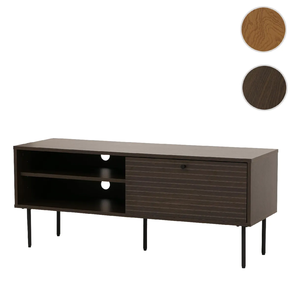 Mendler Meuble TV scandinave - Brun
