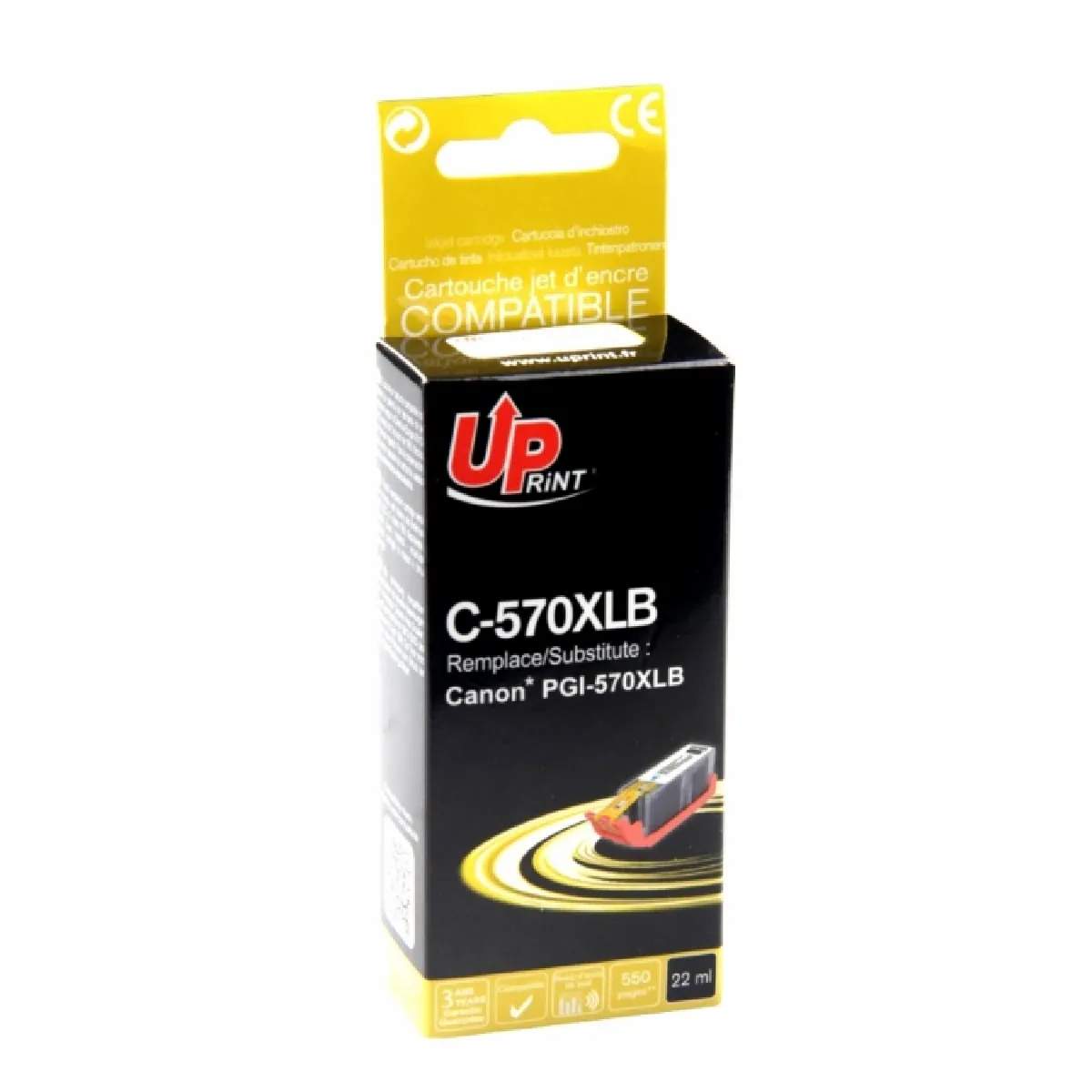 UPRINT Cartouche PREMIUM compatible CANON PGI570XL noir