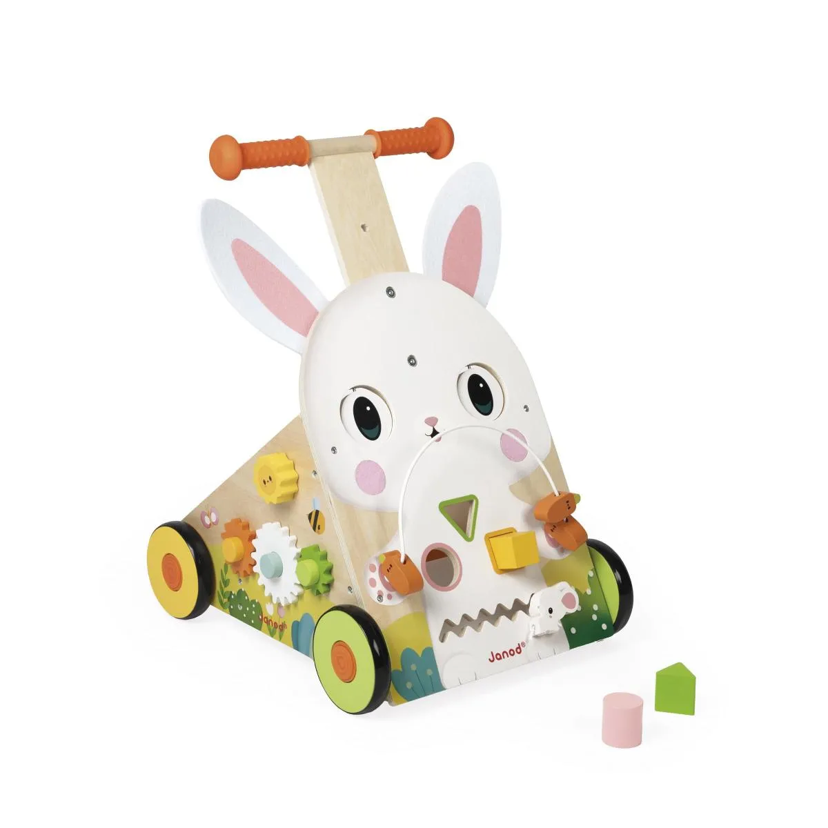 Janod - Chariot de marche multi-activités - La Ferme Petit Lapin - Image 3