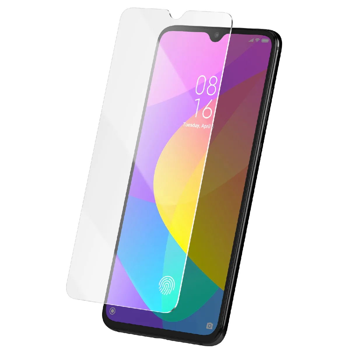 Avizar Verre Trempé Pour Xiaomi Mi 9 Lite Dureté 9H Anti-Rayures Transparent