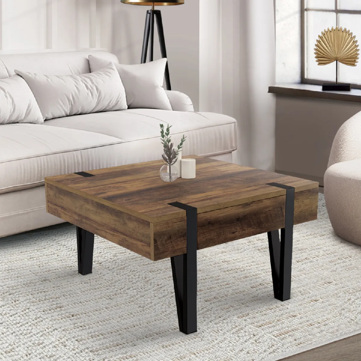 Comparer les prix de TBR carrée Austria - Bois/pieds épingle