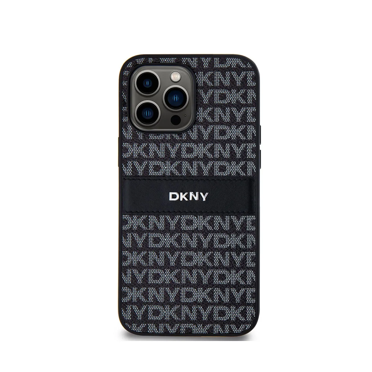 Dkny Noir Coque Smartphone En Cuir Iphone 14 Pro 6.1 - Image 3