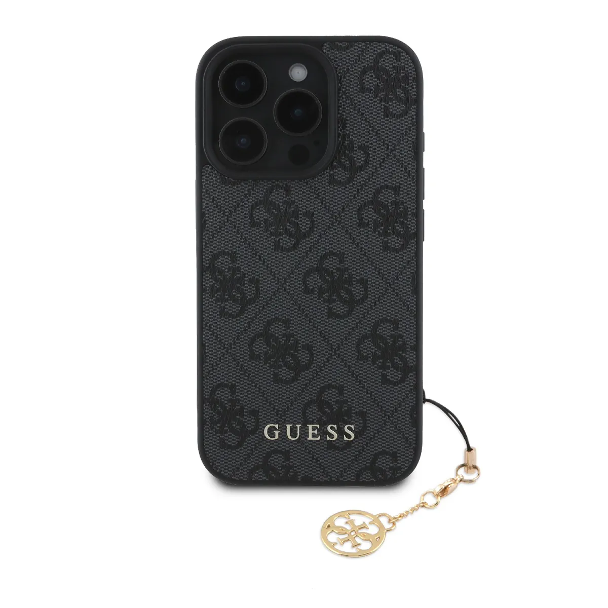 Guess Gris Coque Arrière Pour Iphone 16 Pro Max Imprimé 4G - Neuf - Image 2