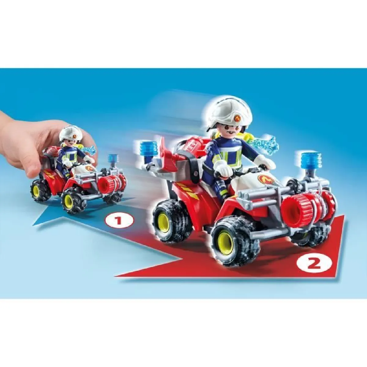 PLAYMOBIL PLAYMOBIL - 71603 - Megaset de pompiers pas cher