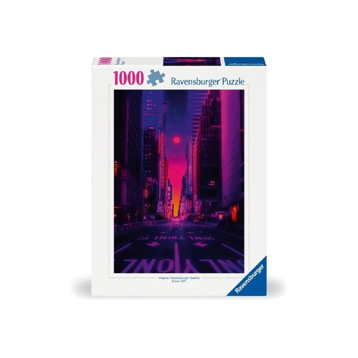 Puzzle 1000 pièces : Les néons de New York Ravensburger France - vue 2