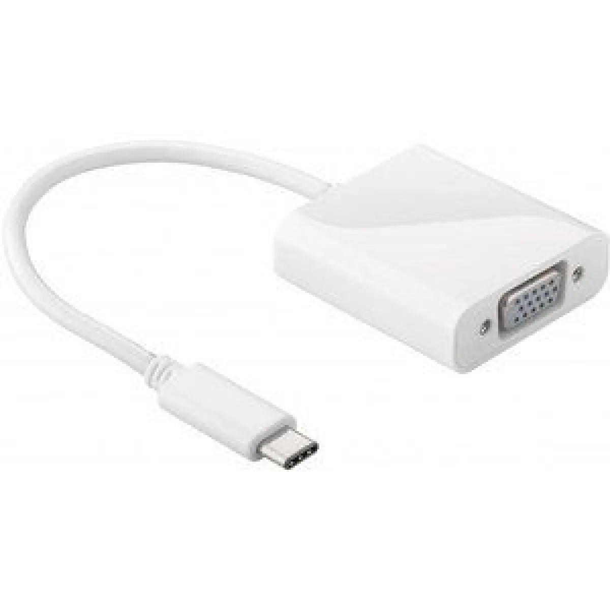 Goobay Adaptateur USB-C vers VGA 0,2 m pour appareils connectés blanc - Image 5