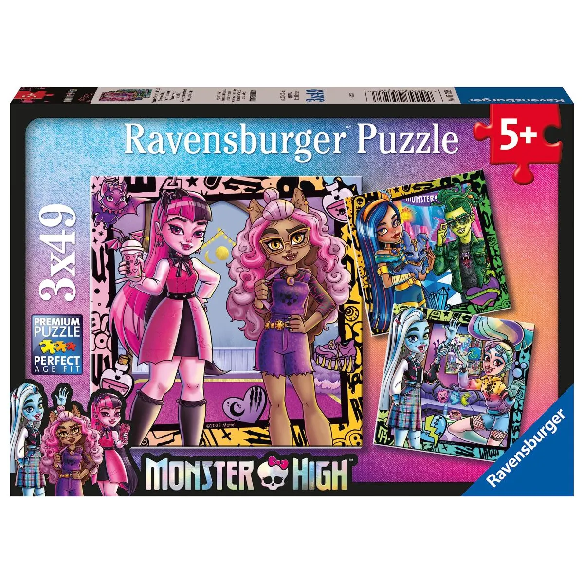 Ravensburger Coffret Puzzles Monster High 3x49 pièces