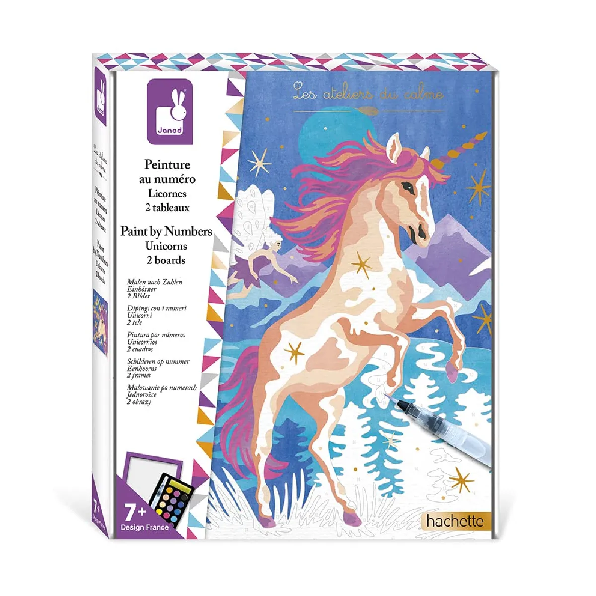 Juratoys-Janod Coffret Peinture Licornes