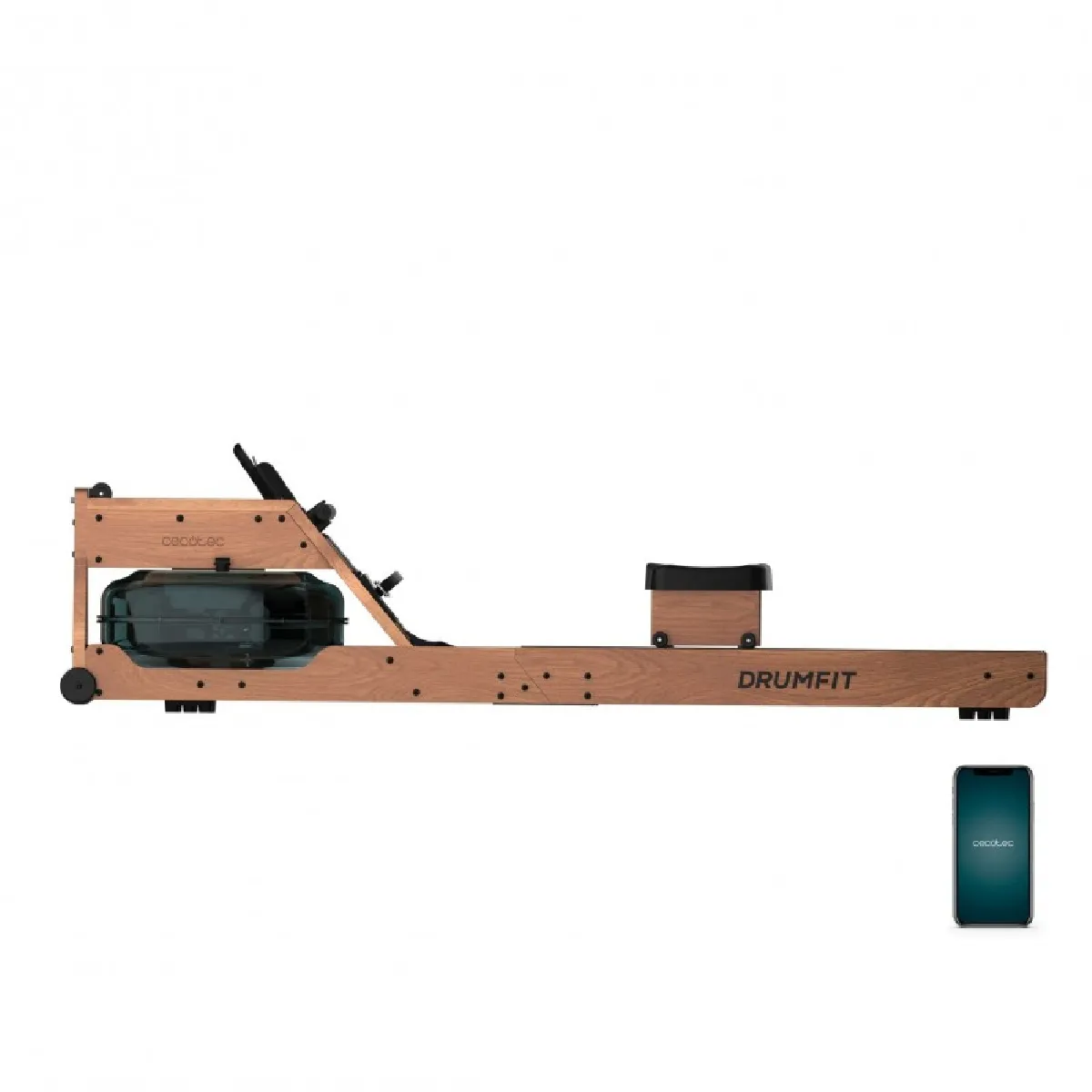 Cecotec Drumfit Rower 20000 Neptuno Wood