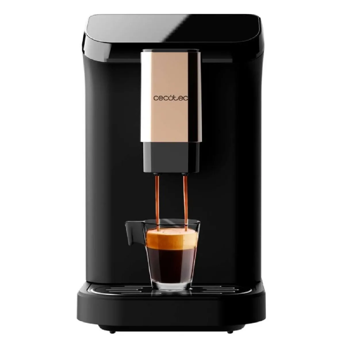 CECOTEC Machine &agrave; caf&eacute; m&eacute;ga-automatique Cremmaet Macchia Black Rose 