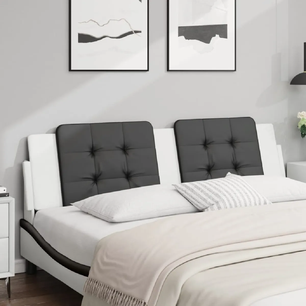 vidaXL Coussin de tête de lit et 180 cm similicuir