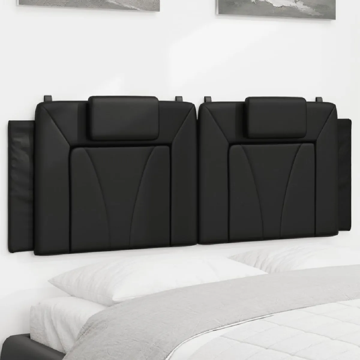 vidaXL Coussin de tête de lit 120 cm similicuir - vue 6