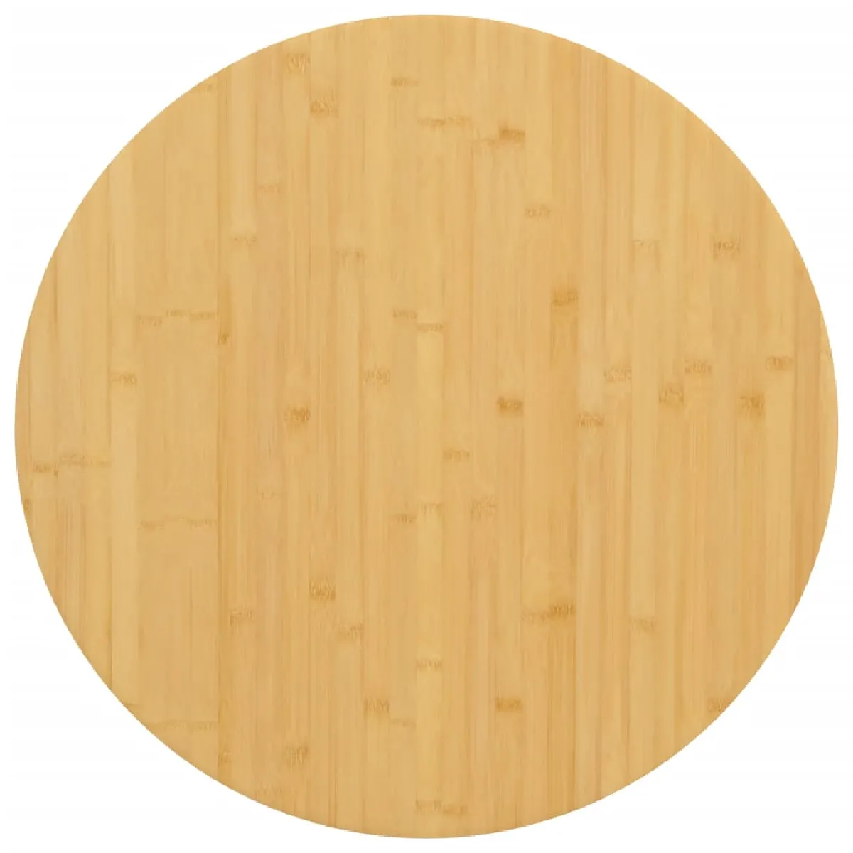 Comparer les prix de vidaXL Dessus de table Ø90x2,5 cm bambou