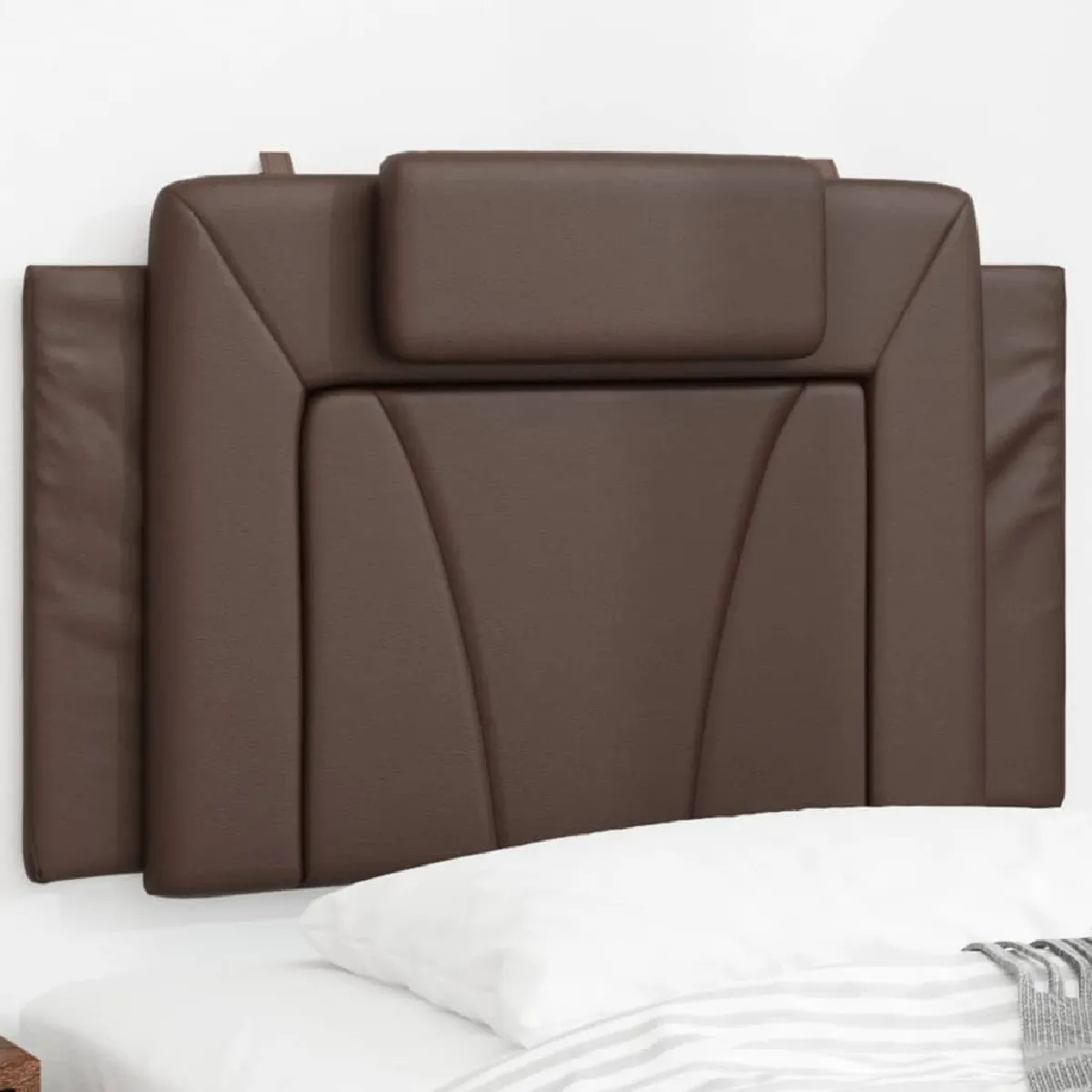 vidaXL Coussin de tête de lit 80 cm similicuir - vue 4