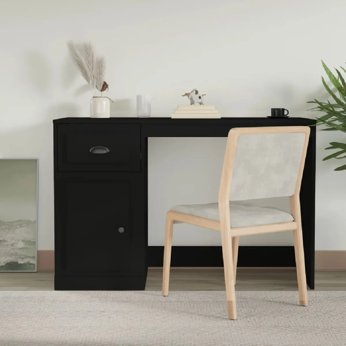 vidaXL Bureau avec tiroir 115x50x75 cm bois d'ingénierie