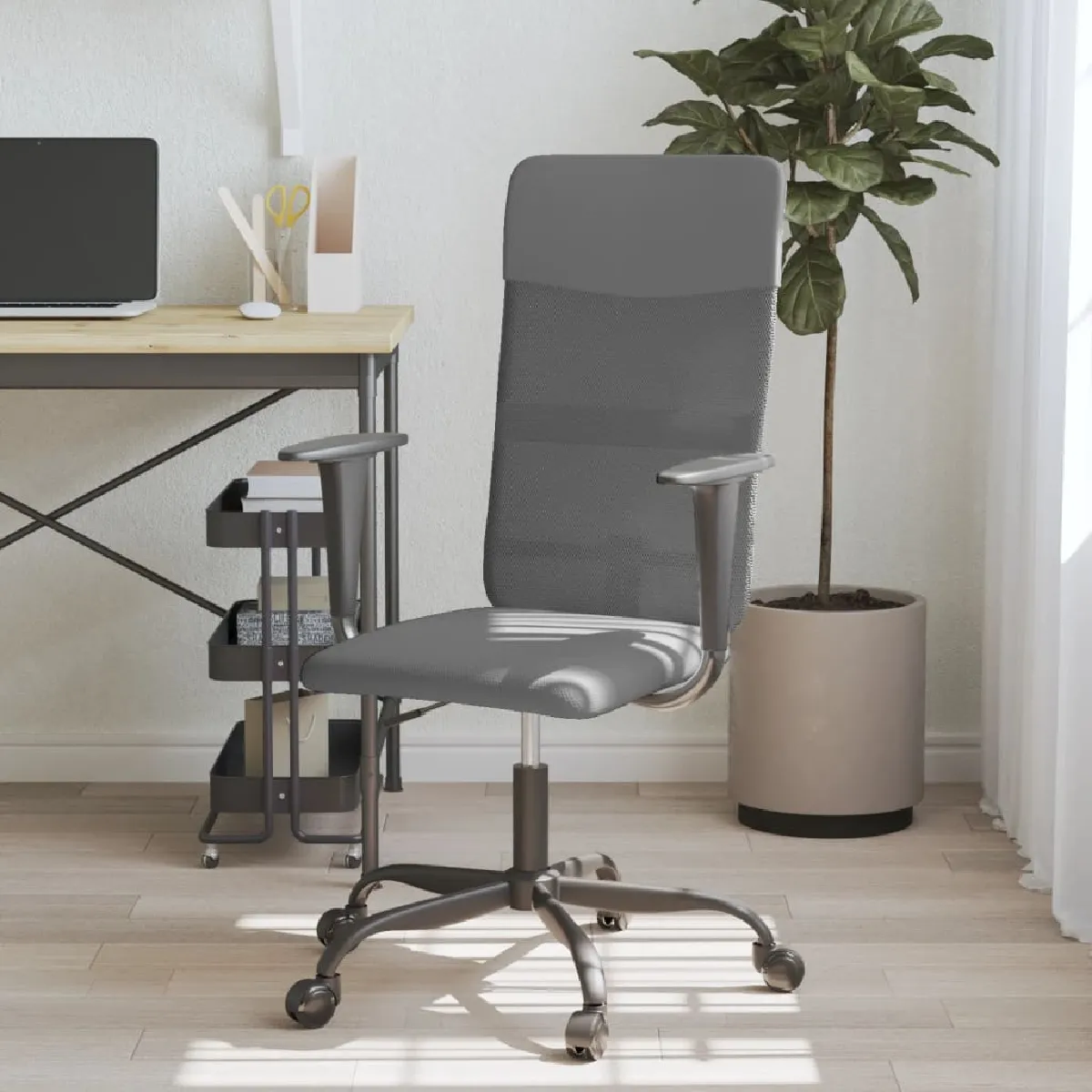 vidaXL Chaise de bureau réglable en hauteur - vue 4