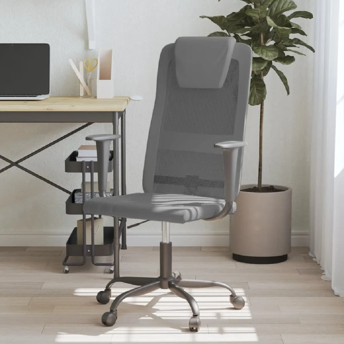 vidaXL Chaise de bureau réglable en hauteur - vue 4