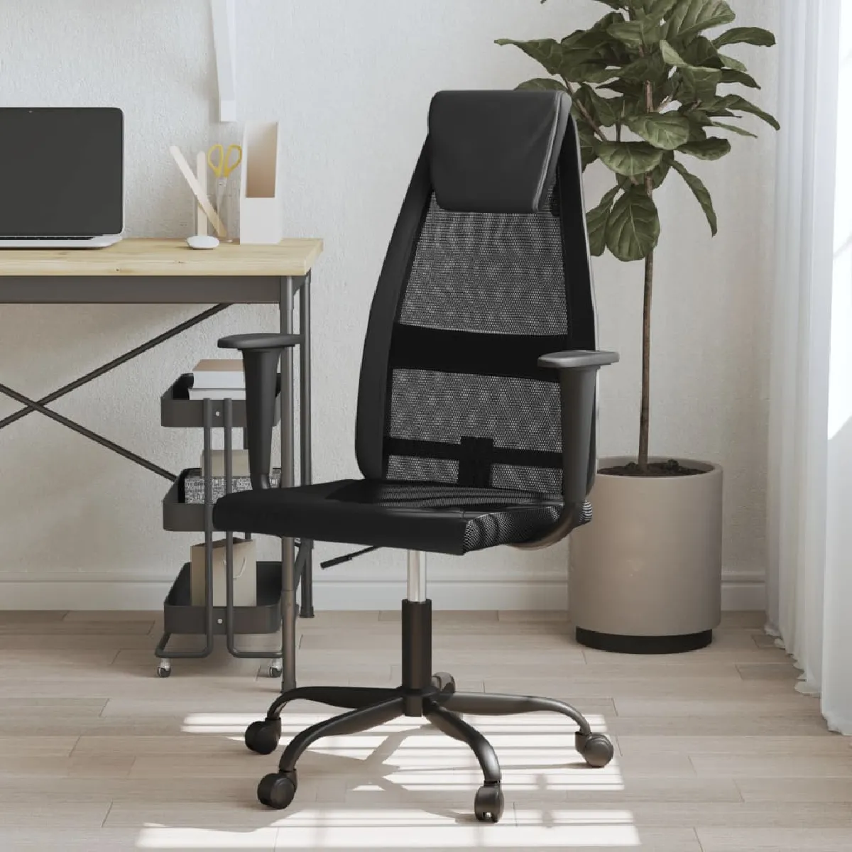 vidaXL Chaise de bureau réglable en hauteur