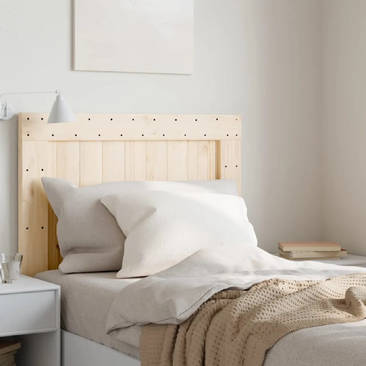 vidaXL Tête de lit 80x104 cm bois massif de pin - vue 2