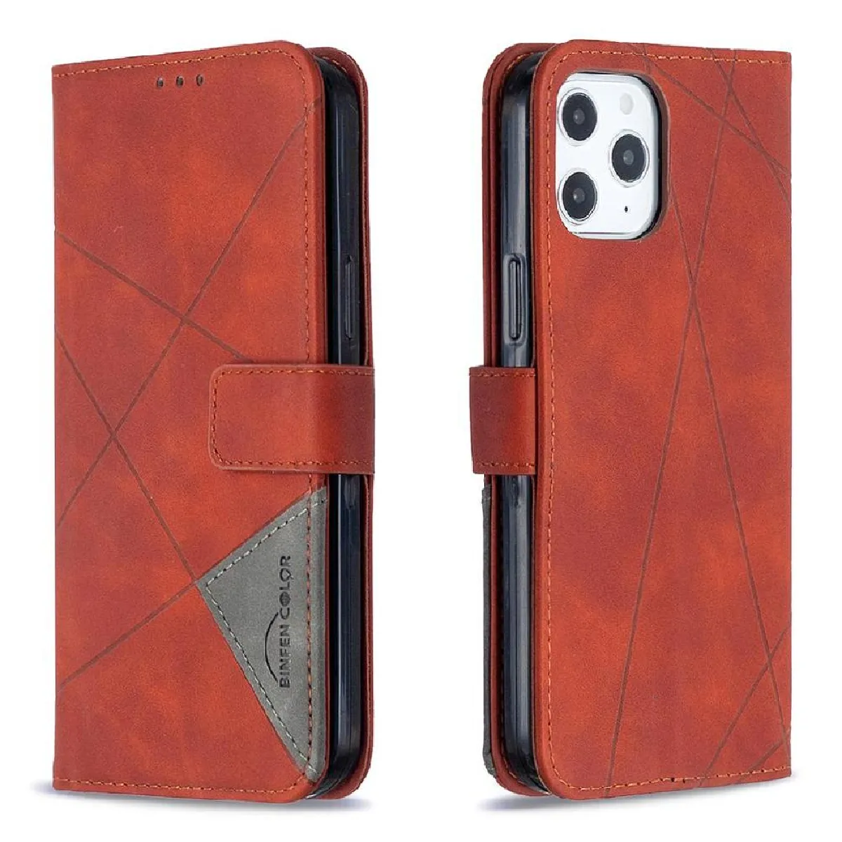Flip Étui iPhone 12 Pro Max - Marron