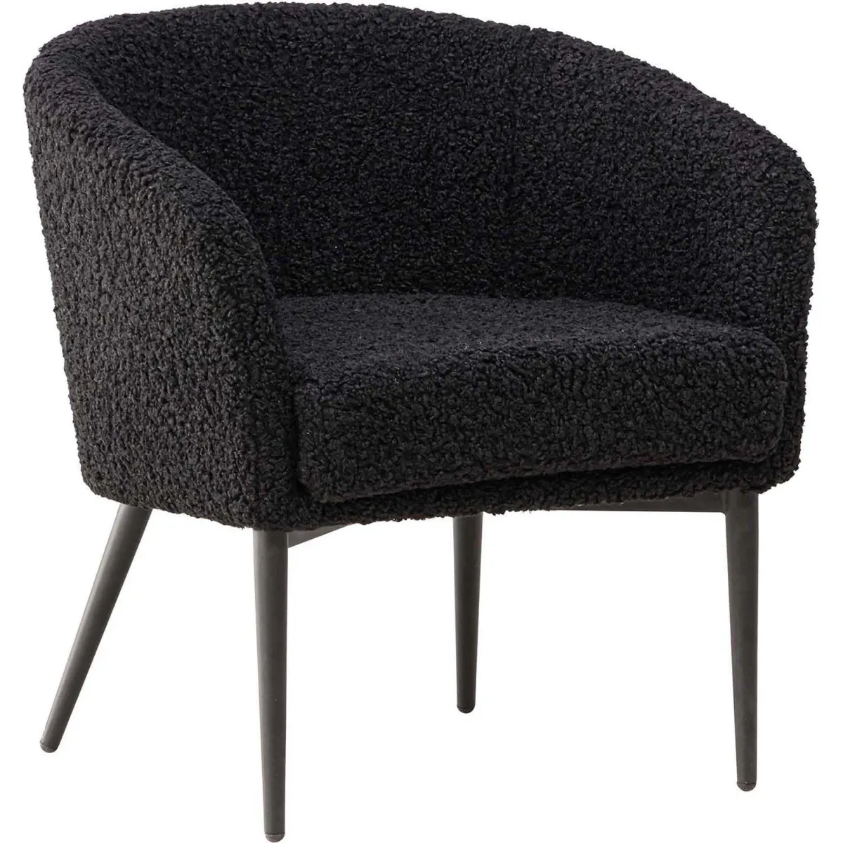 Venture home fauteuil Fluffy - Noir Venture home fauteuil Fluffy - Noir