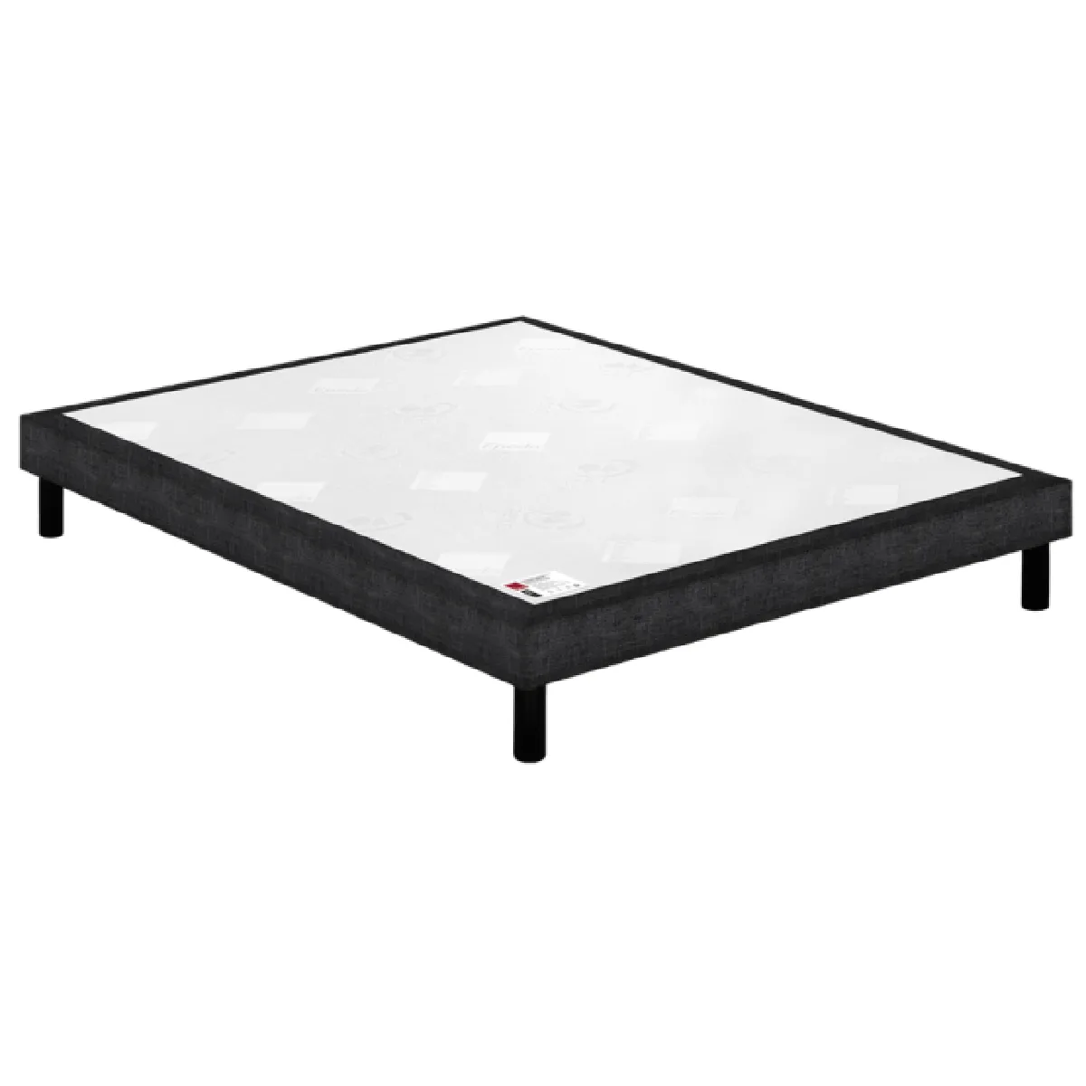 EPEDA Sommier Nature Medium 3Z , 18 cm 2 x 100 x 200 cm Gris chin&eacute;