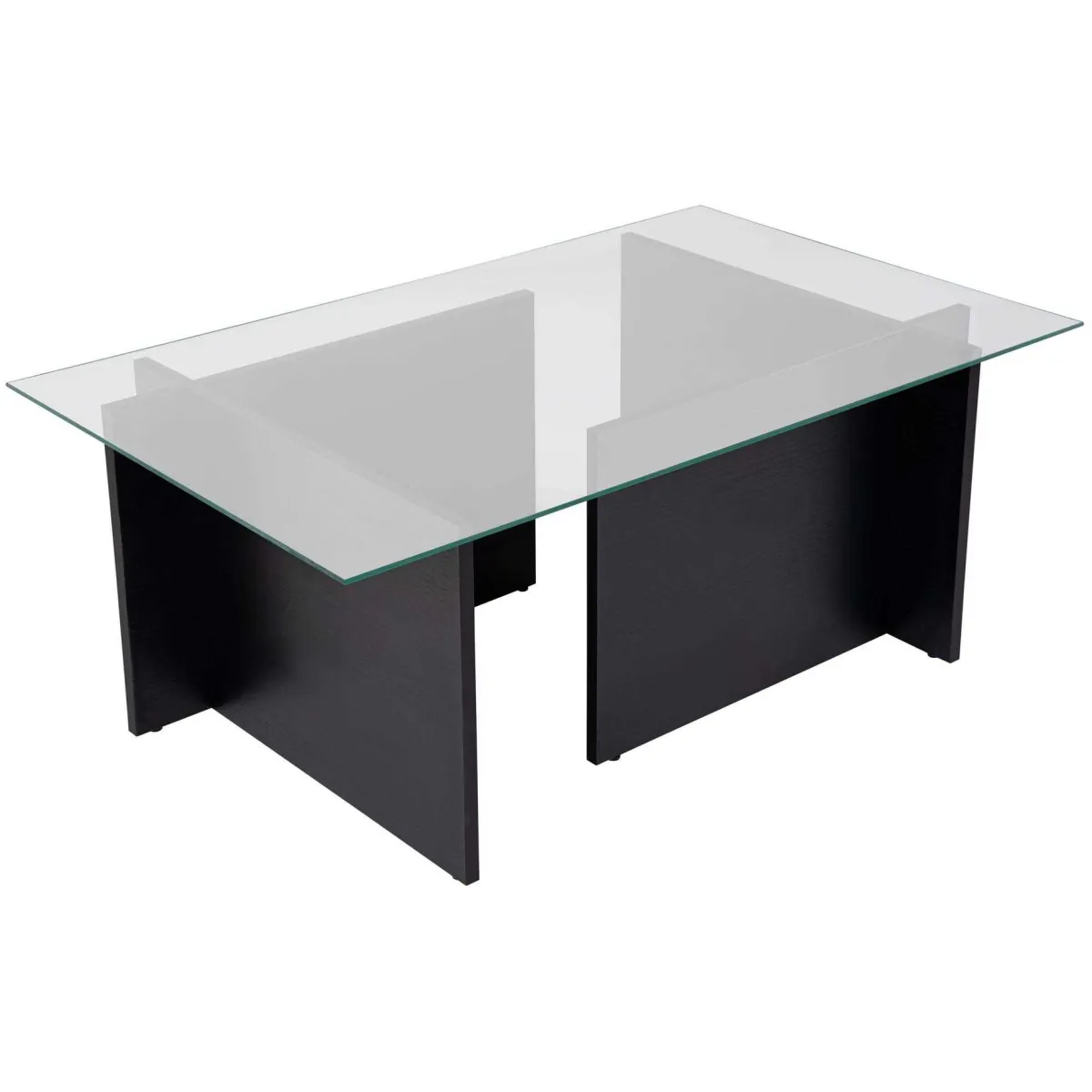 Comparer les prix de Hanah Home Table basse Vetrino noir