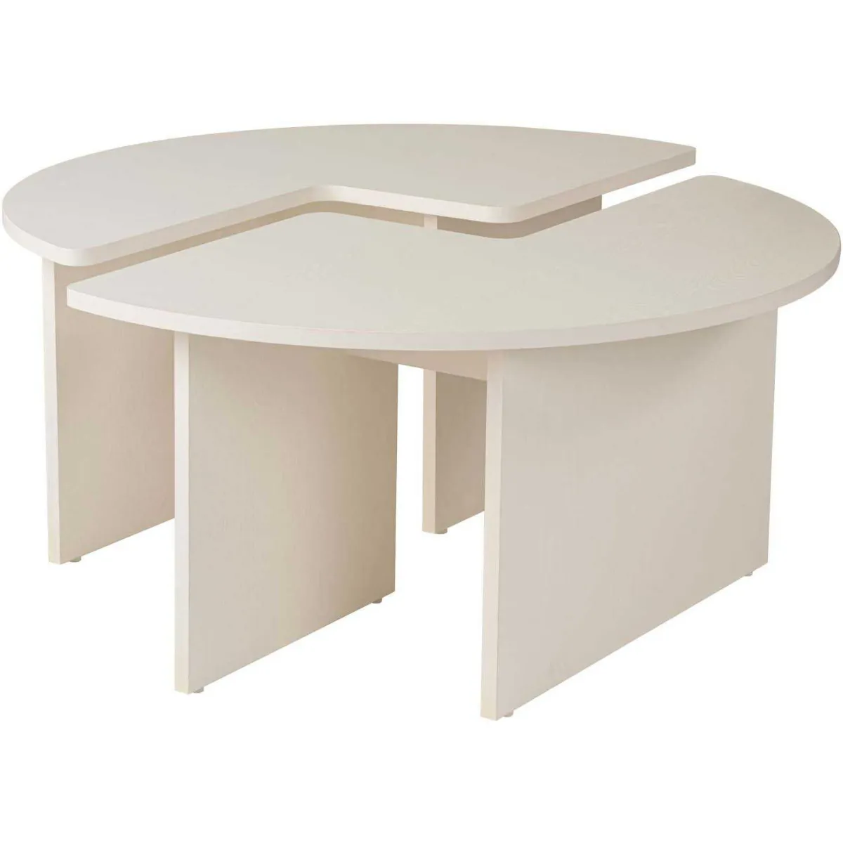 Comparer les prix de Hanah Home Moira - Table basse blanc