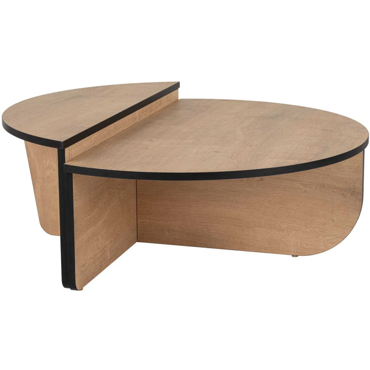 Comparer les prix de Table Podium - Chêne Miel/Noir