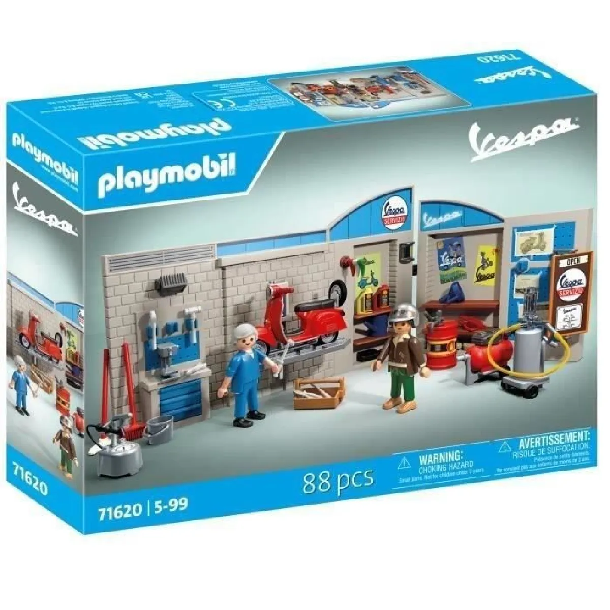 Playmobil Vespa Garage - rétro